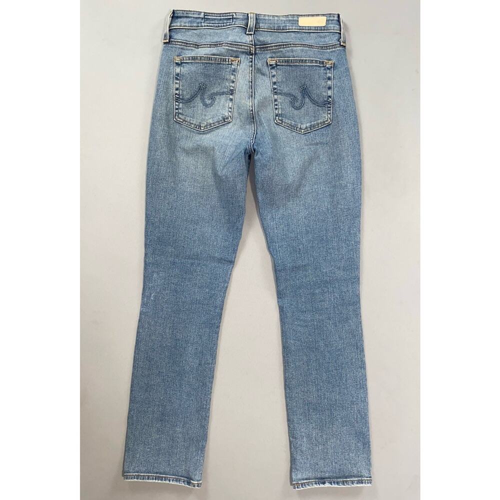 AG Mari Crop High Rise Straight Destroyed Stretch Denim Jeans. Women's 27R, GUC! - Picture 4 of 5